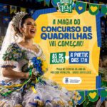 Concurso Municipal de Quadrilhas Juninas promete emocionar o público no Arraiá de LEM 2026
