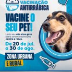 Campanha Antirrábica começa em LEM e mobiliza a população para proteger cães e gatos