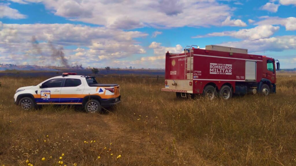 ATENDIMENTO A OCORRÊNCIA DE INCÊNDIO EM VEGETAÇÃO