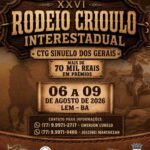 Luís Eduardo Magalhães será palco da tradição gaúcha com o XXVI Rodeio Crioulo Interestadual em 2026