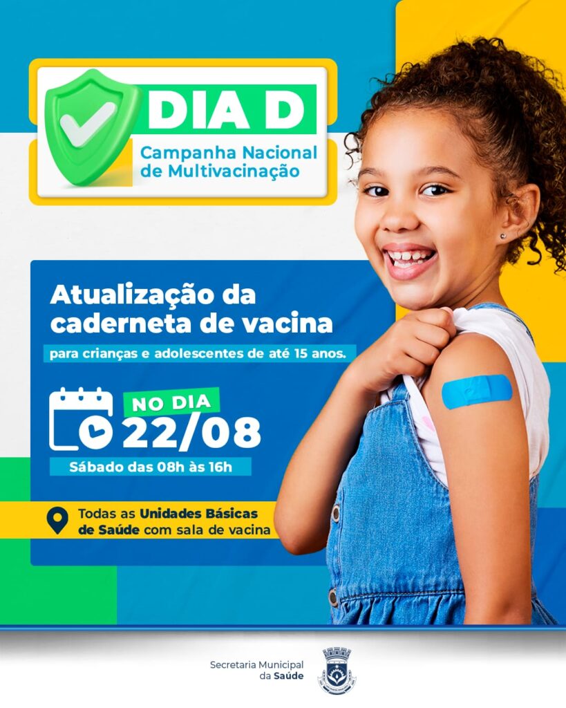 Sábado é “Dia D” da Campanha Nacional de Multivacinação em LEM