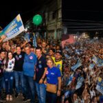 Caminhada histórica em Barreiras demonstrou a força de Zito Barbosa e Cinthya Marabá