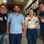 Cinthya Marabá cumpre agenda empresarial com Ditinho AviVip em Luís Eduardo Magalhães