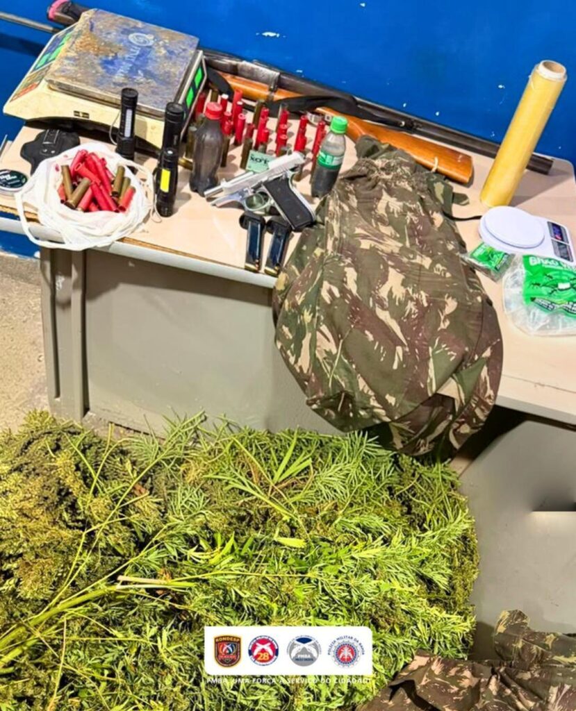 Confronto termina com um suspeito morto e plantação com 2 mil pés de maconha e armamento em Ibotirama