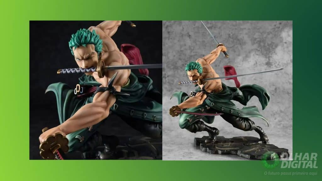 Action figure Zoro, do One Piece
