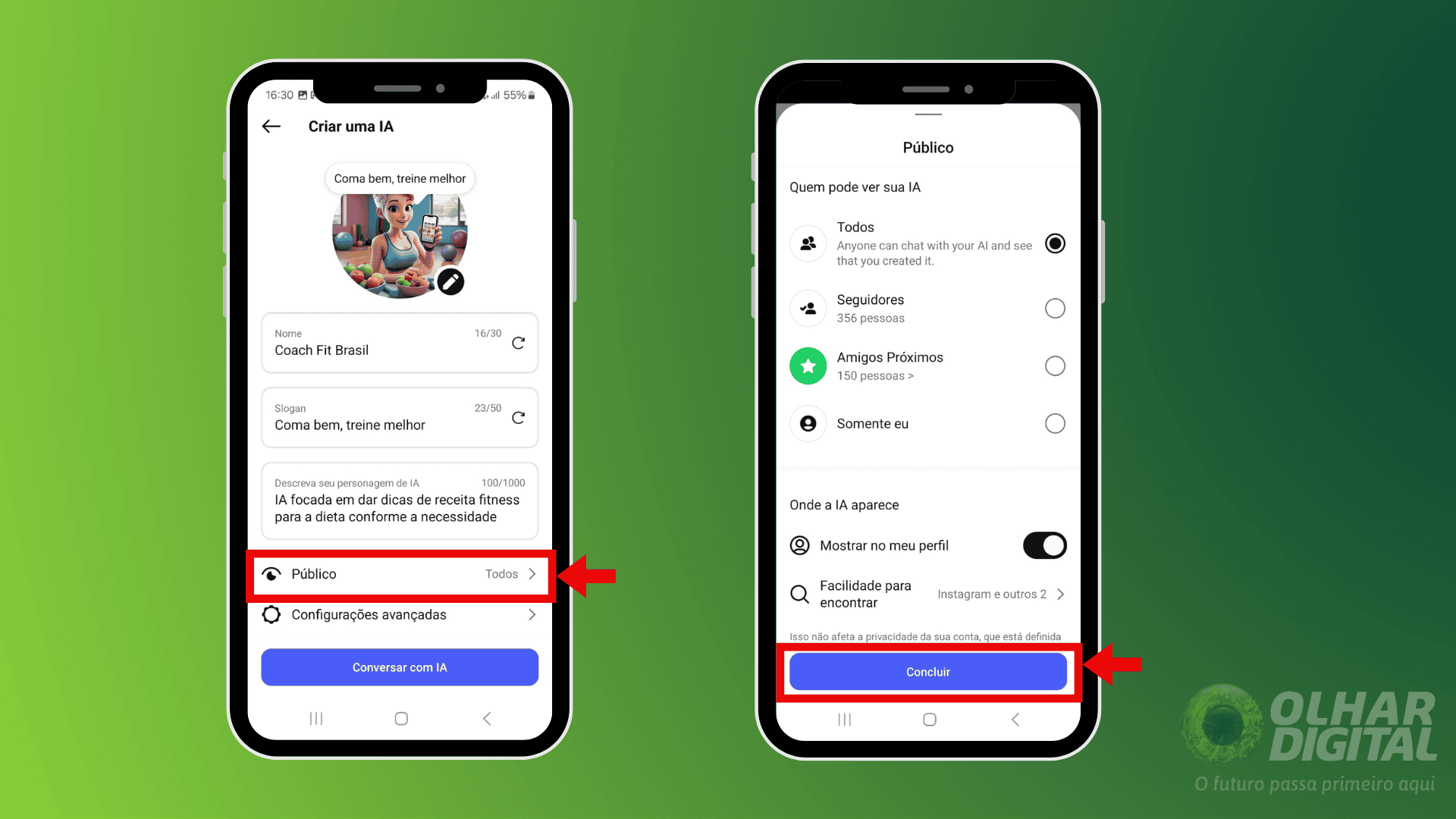 Quinto passo para criar uma IA pelo Meta AI Studio