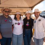 Cinthya Marabá visita a Barra AgroShow ao lado do prefeito Junior Marabá