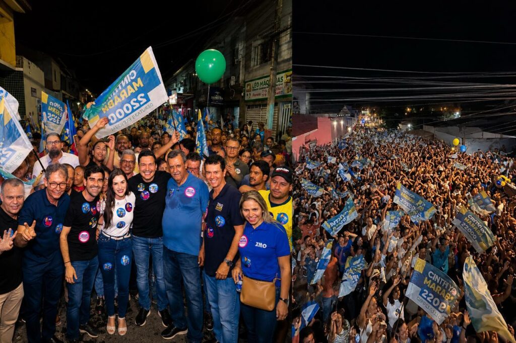 Caminhada histórica em Barreiras demonstrou a força de Zito Barbosa e Cinthya Marabá